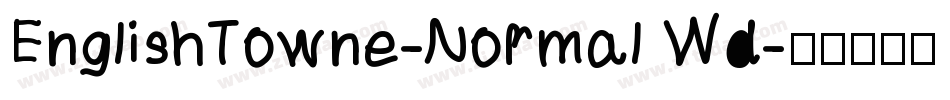 EnglishTowne-Normal Wd字体转换